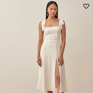 Reformation Twilight Dress Ivory Size 8